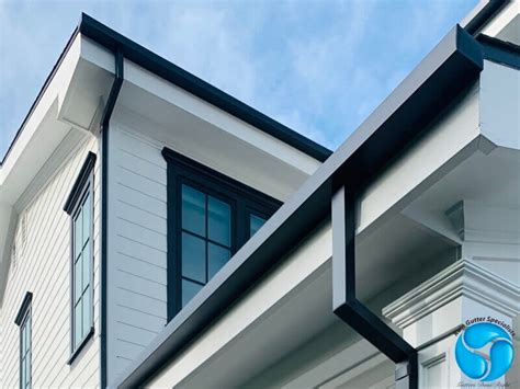 metal box guttering|box gutter for contemporary home.